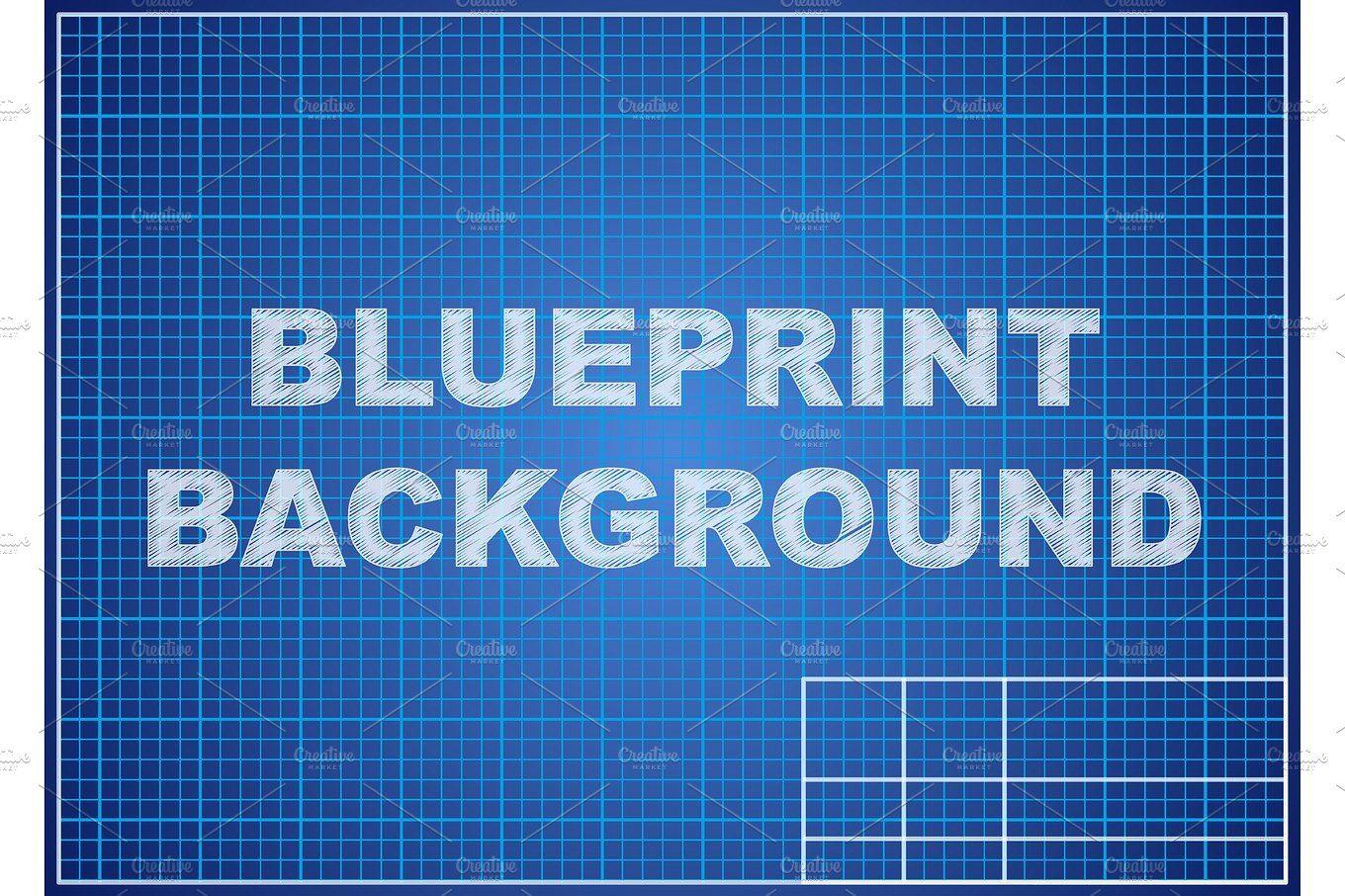 Blueprint background. Technical design paper. Illustrations