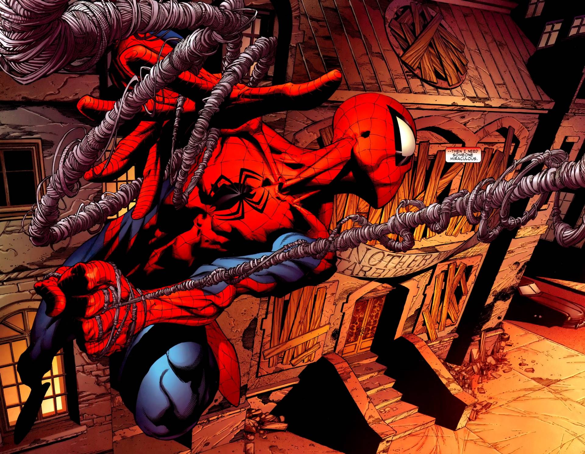 Spider man comic wallpaper