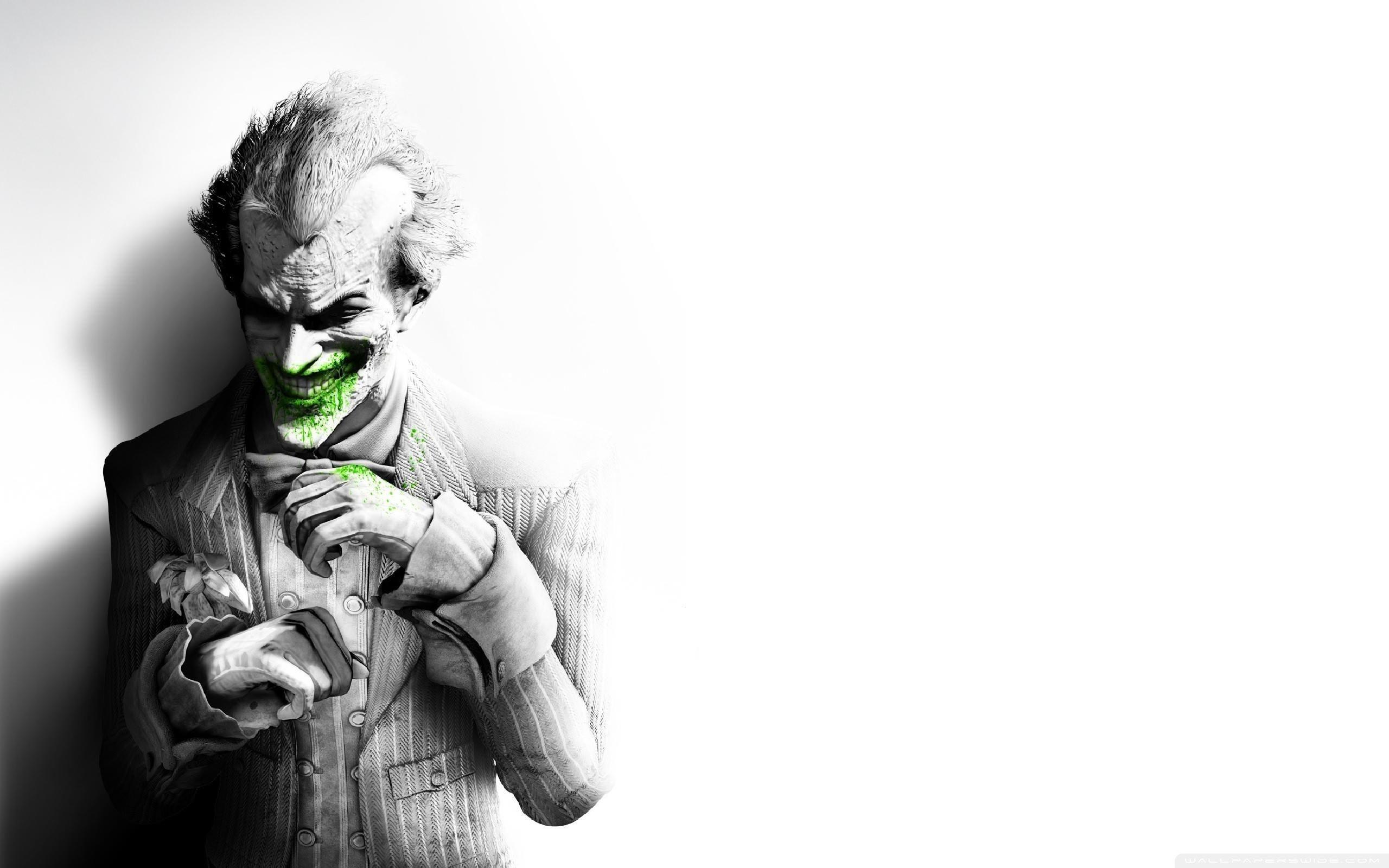 The Joker Arkham City Ultra HD Desktop Background Wallpaper for 4K