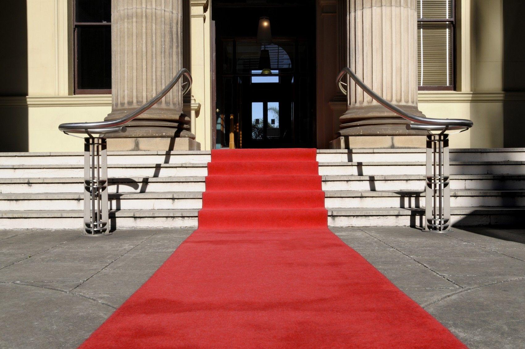 Top Red Carpet Background