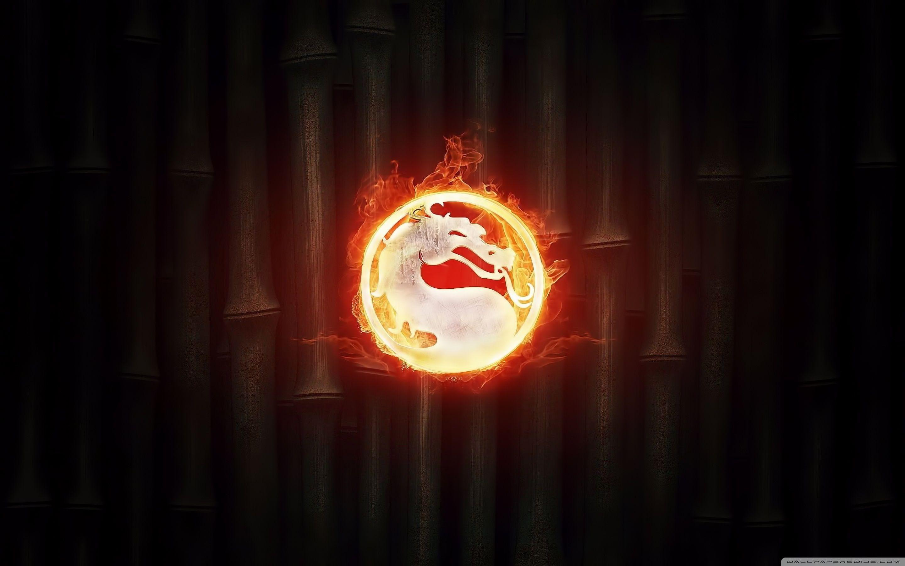 Mortal Kombat Logo ❤ 4K HD Desktop Wallpaper for • Dual Monitor