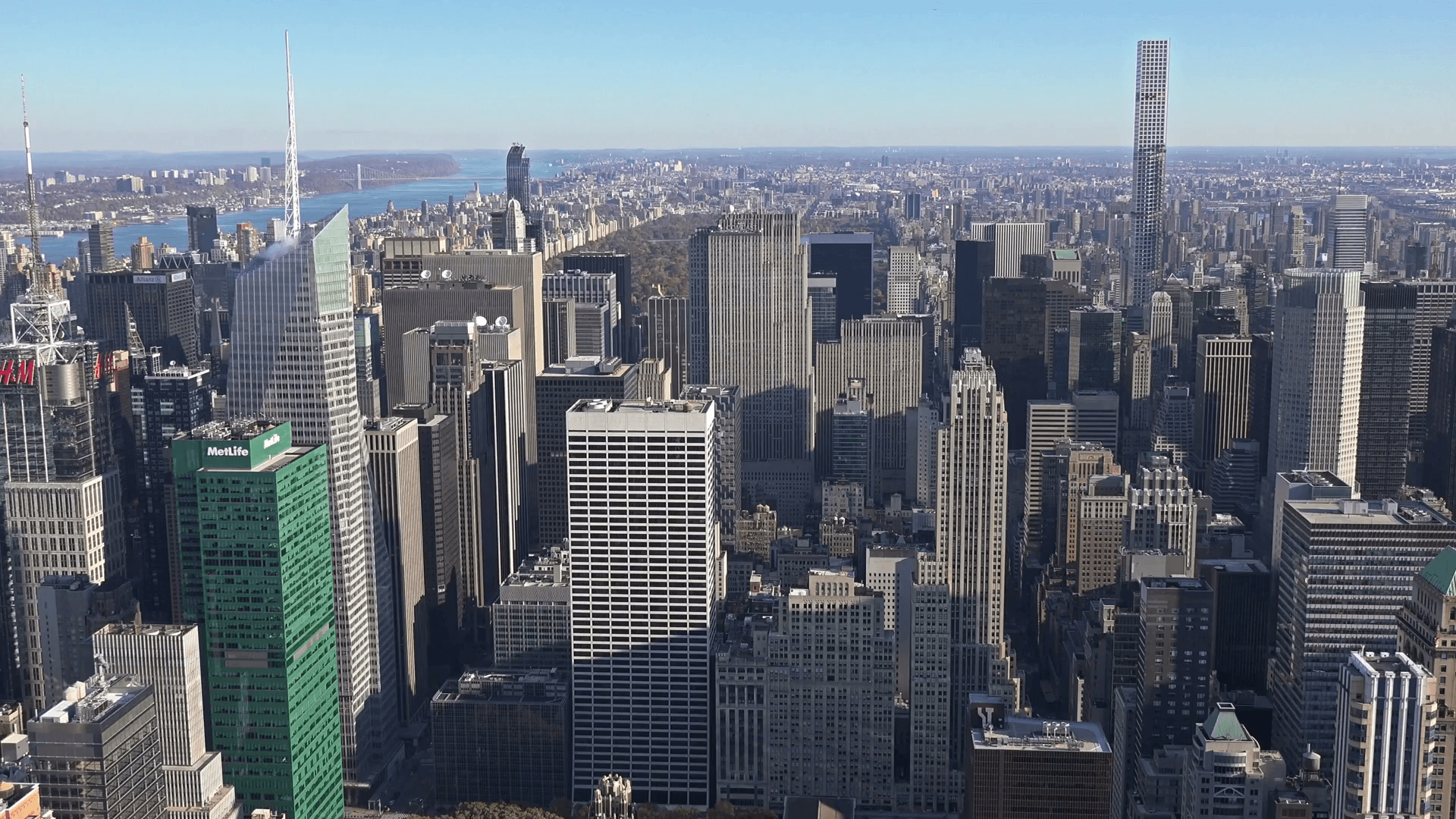 new york city metropolis at night background. urban landmarks