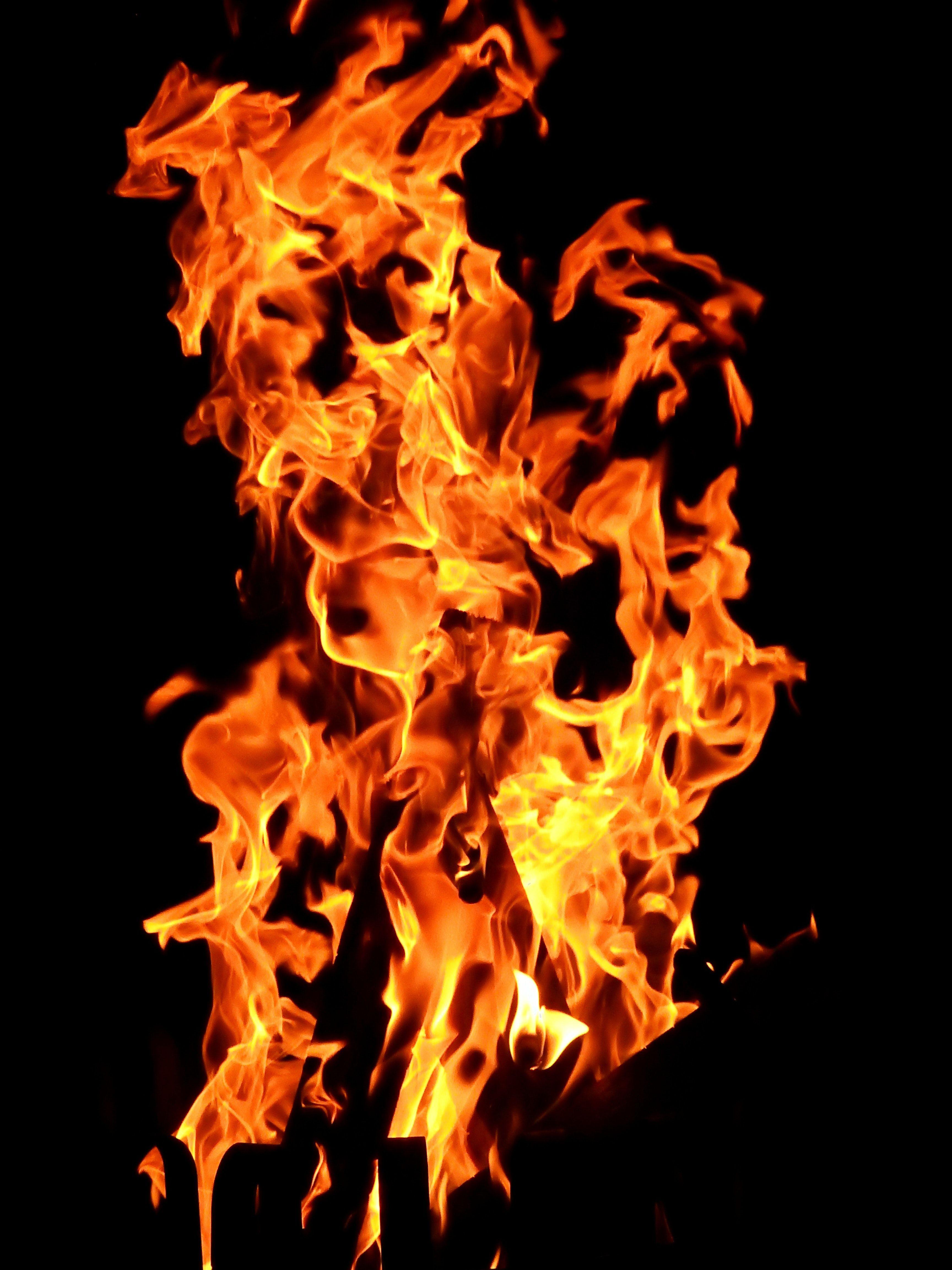 Free photo: Fire Wallpaper wallpaper, flammable, heat