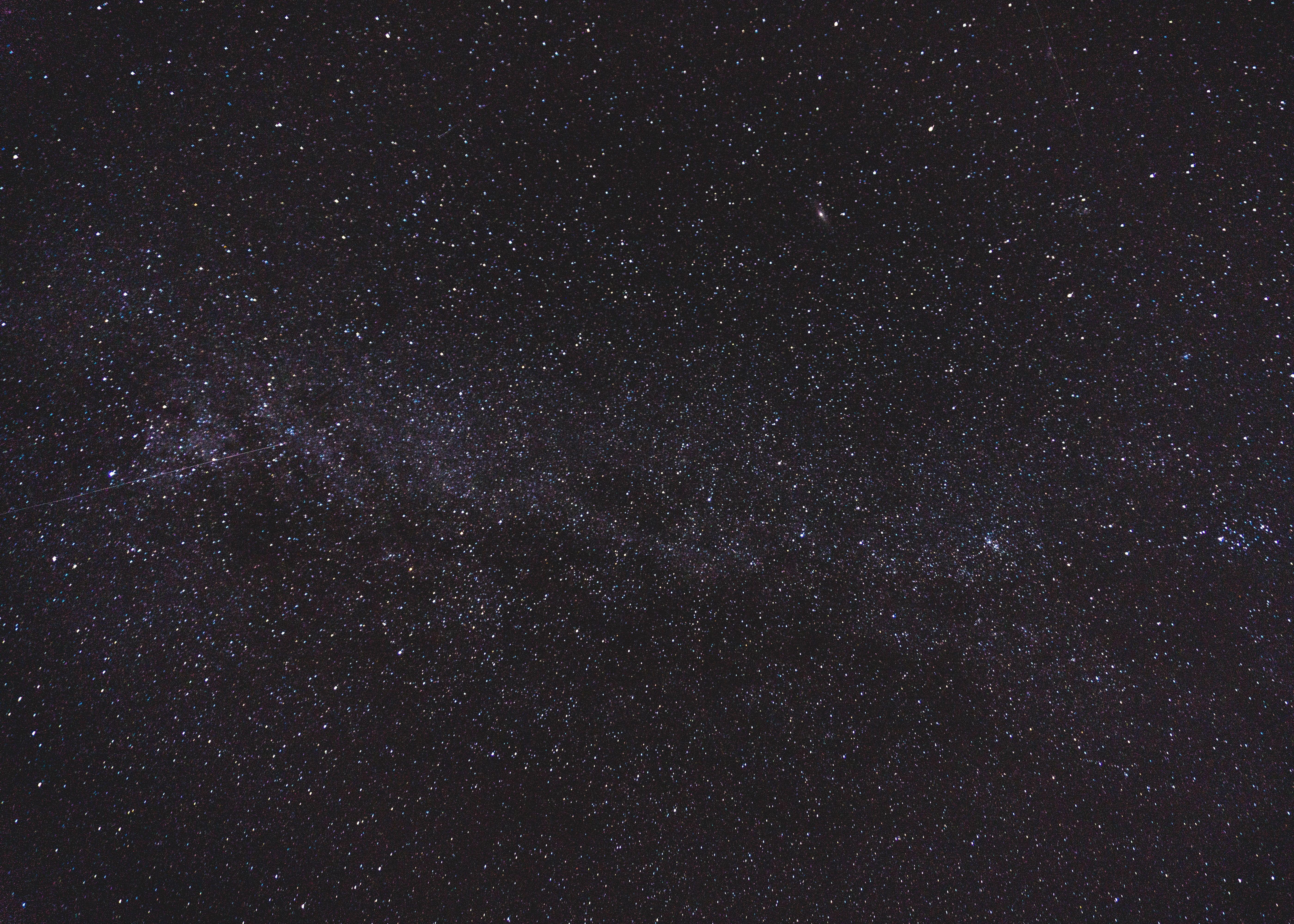 Starry sky, Shine, Dark, Radiance HD wallpaper