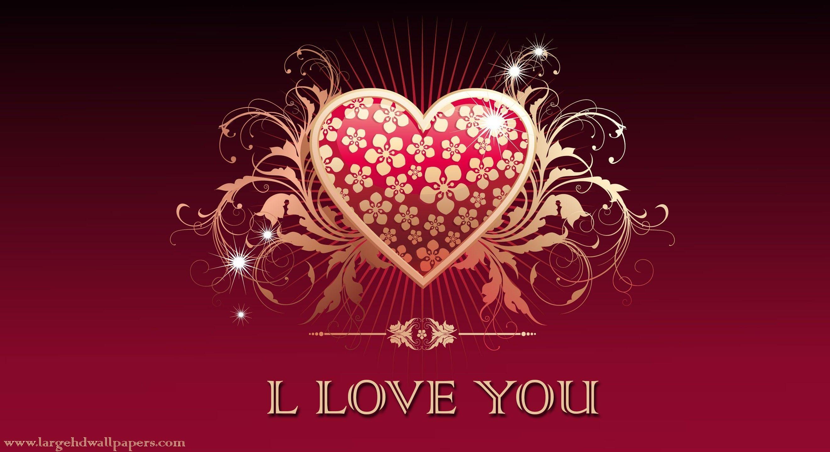 Love You Wallpaper With beautiful Idea