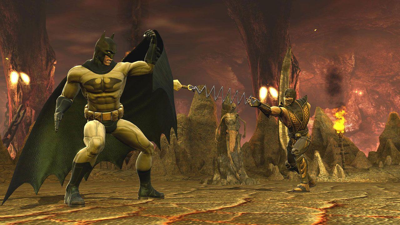 Mortal Kombat vs. DC Universe image batmen vs scopion HD wallpaper