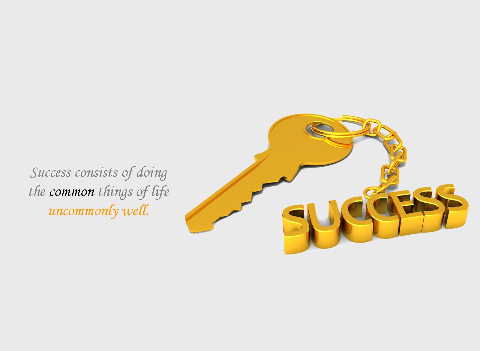 Motivational wallpaper on Success, Success Consists of doing. Dont