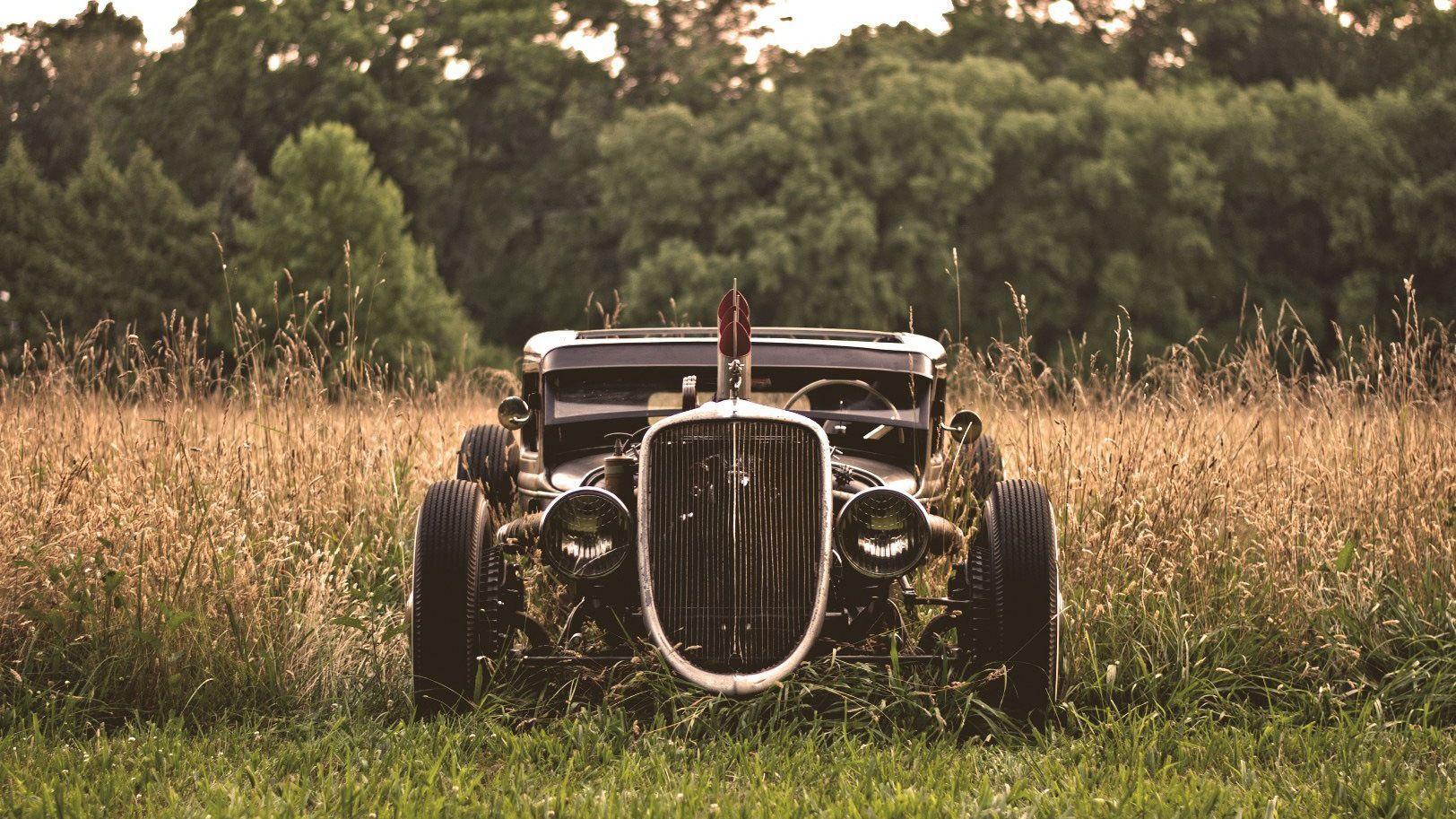 Rat Rod Car Full HD Wallpaper Free Download