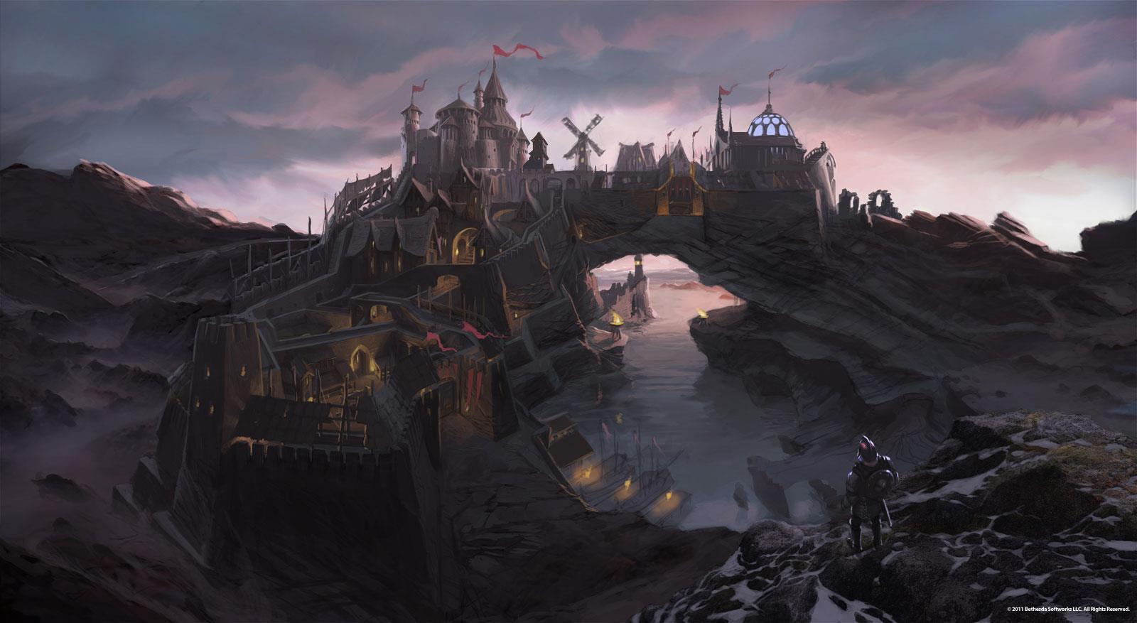 Solitide City Concept. The Elder Scrolls V: Skyrim