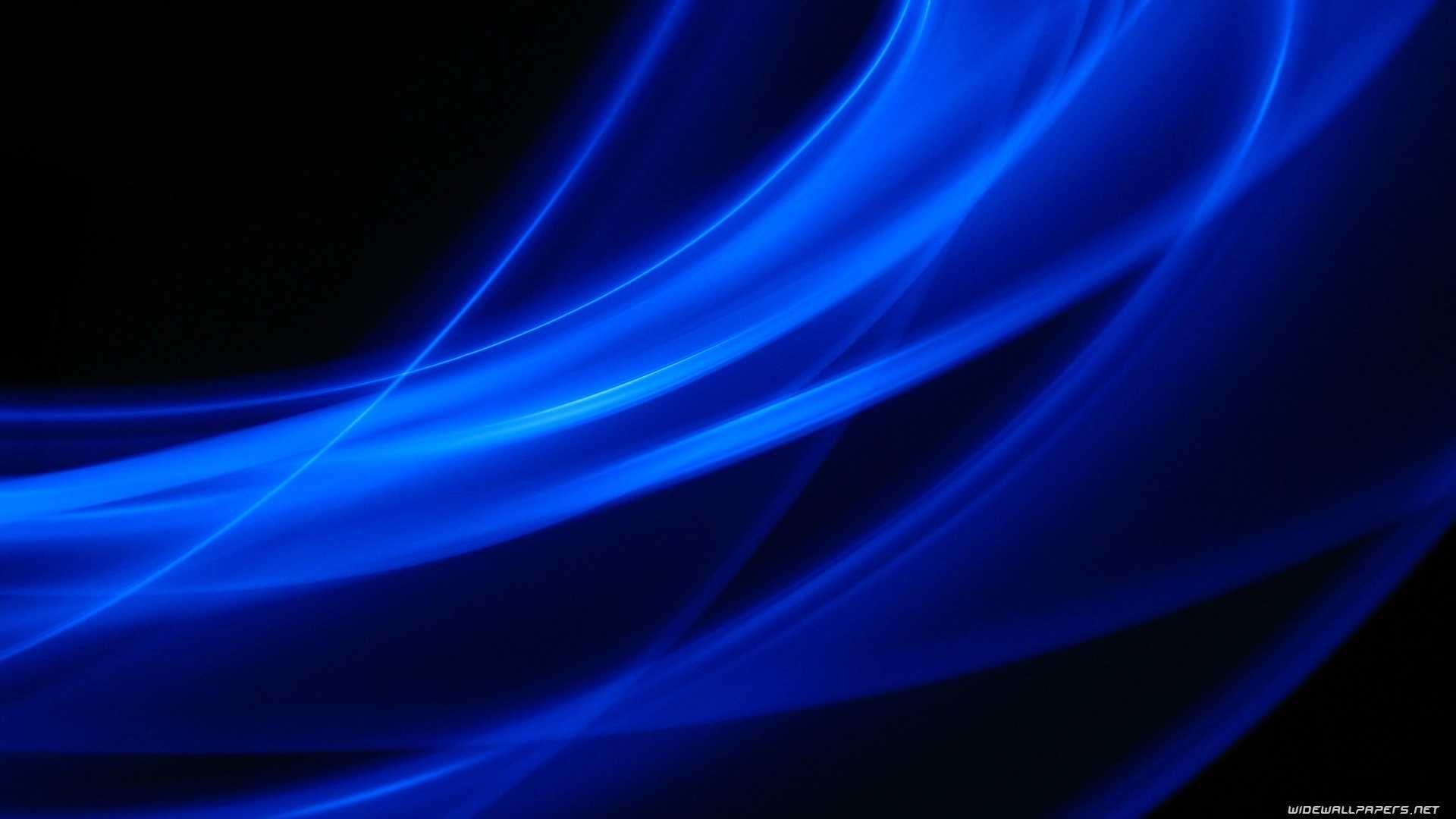 Black And Blue Abstract Widescreen HD Wallpaper Image For Androids