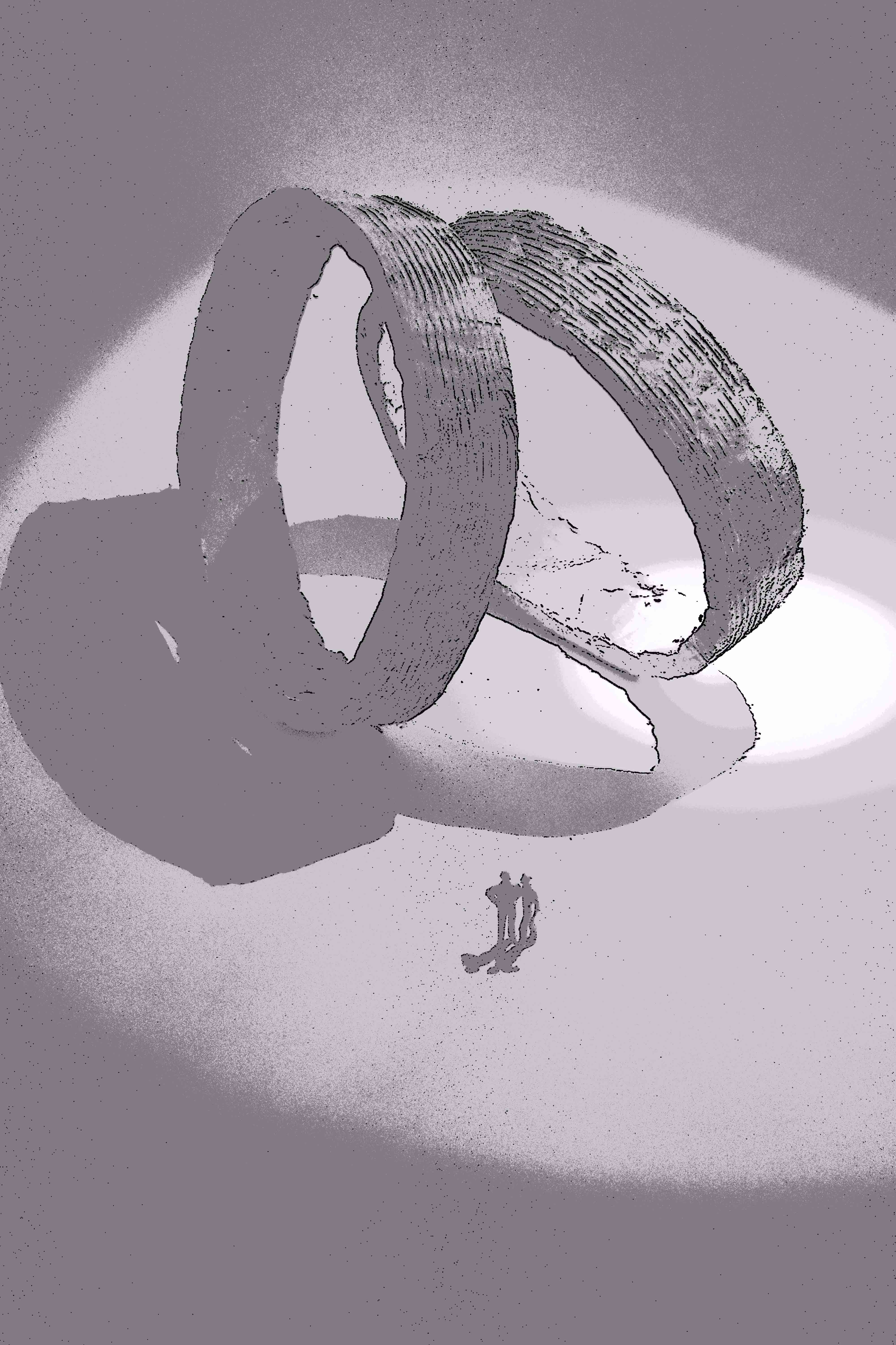 Alternative background for poster- wedding ring advertisment