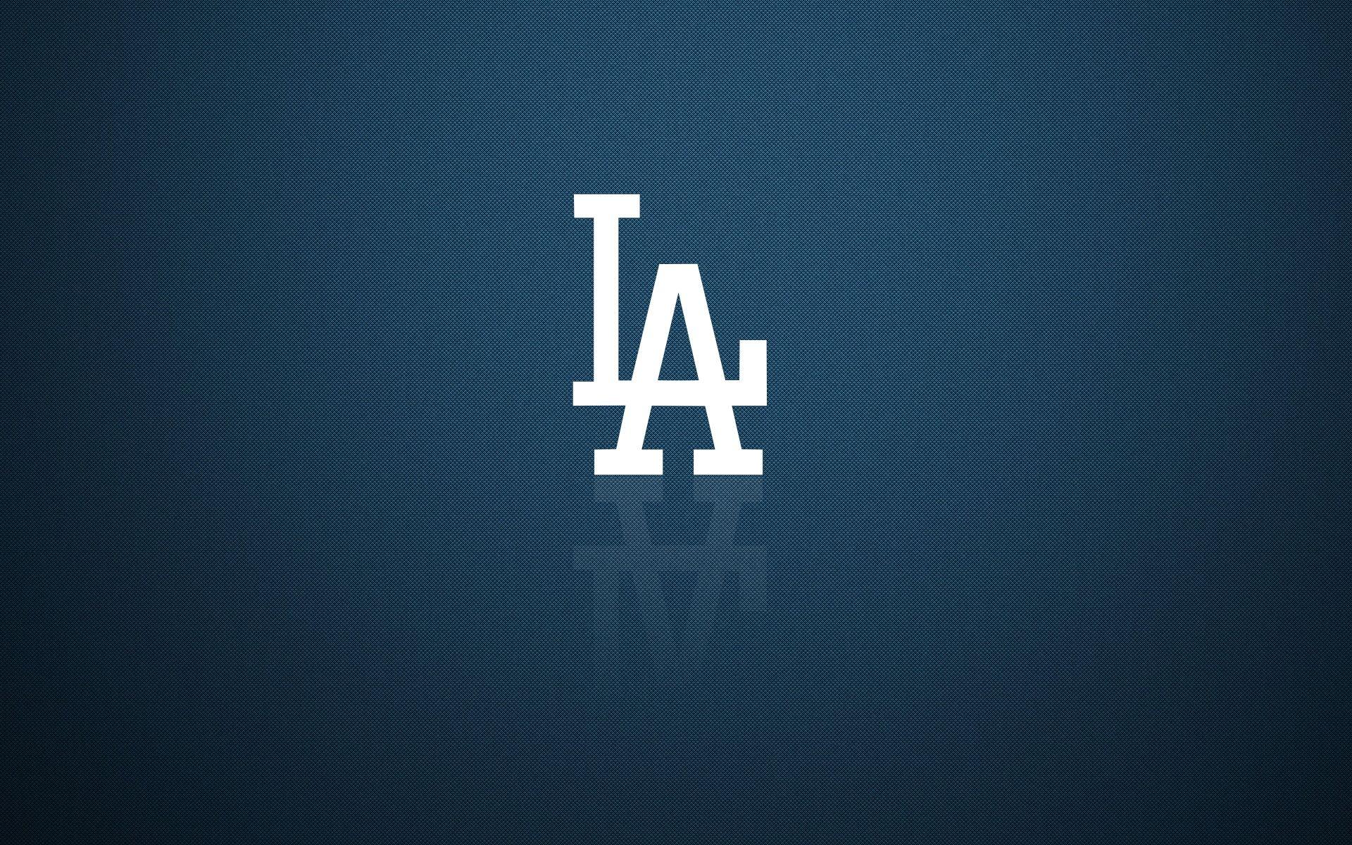 Los Angeles Dodgers wallpaper with white LA logo 1920×1200 px
