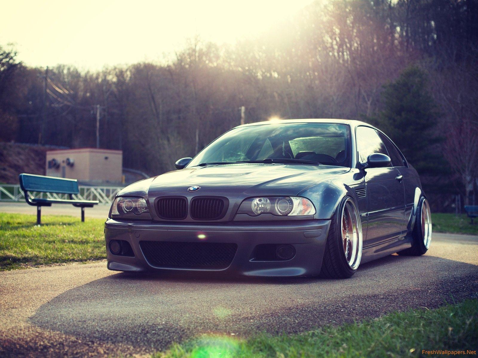 BMW E46 M3 Car Front Tuning wallpaper