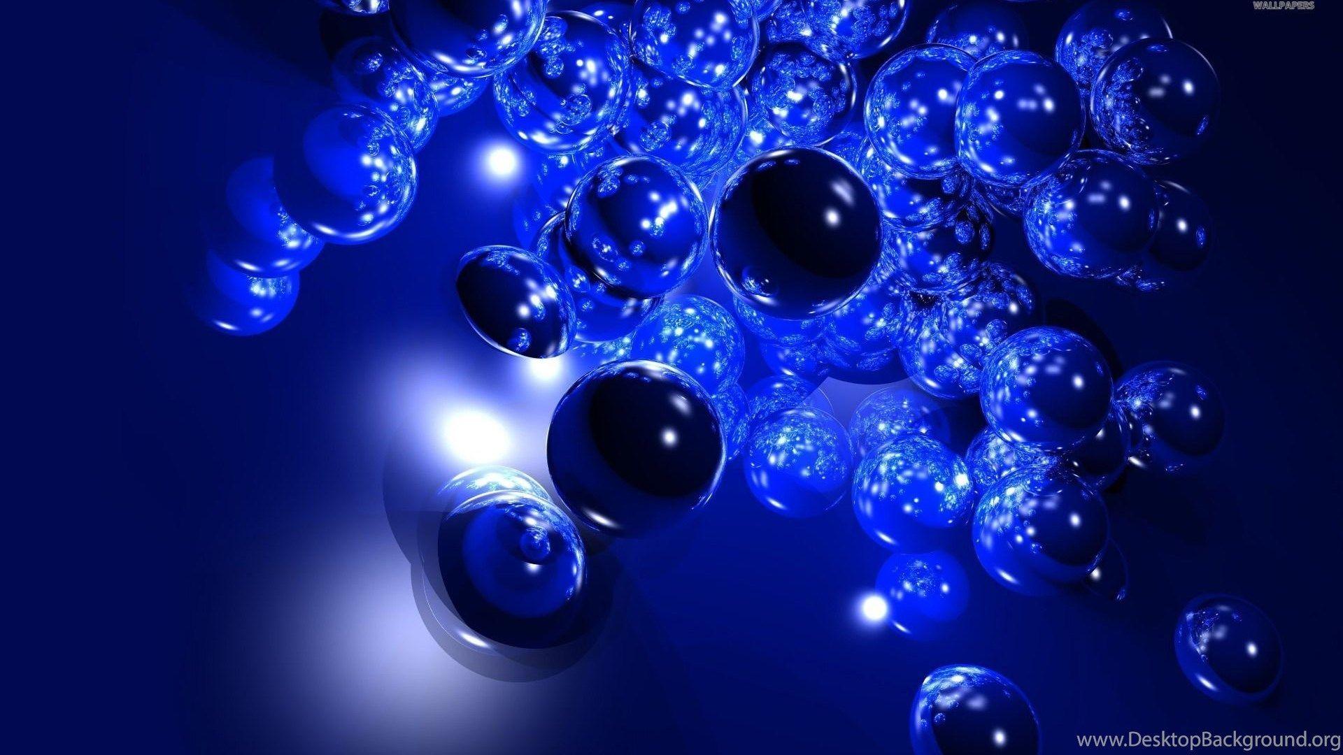 Blue Bubbles Wallpaper 3D Wallpaper Desktop Background