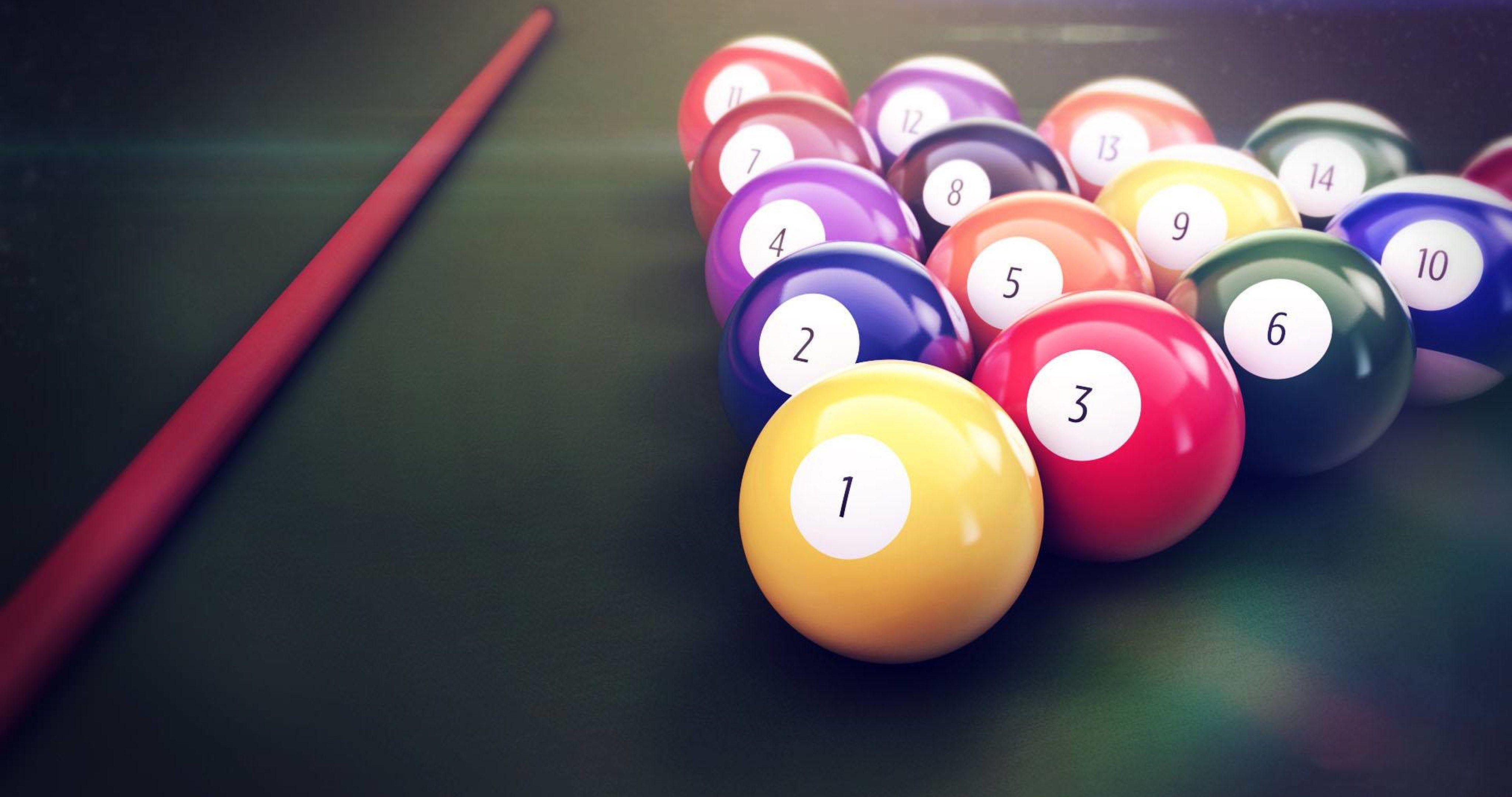 pool table balls 4k ultra HD wallpaper. ololoshenka