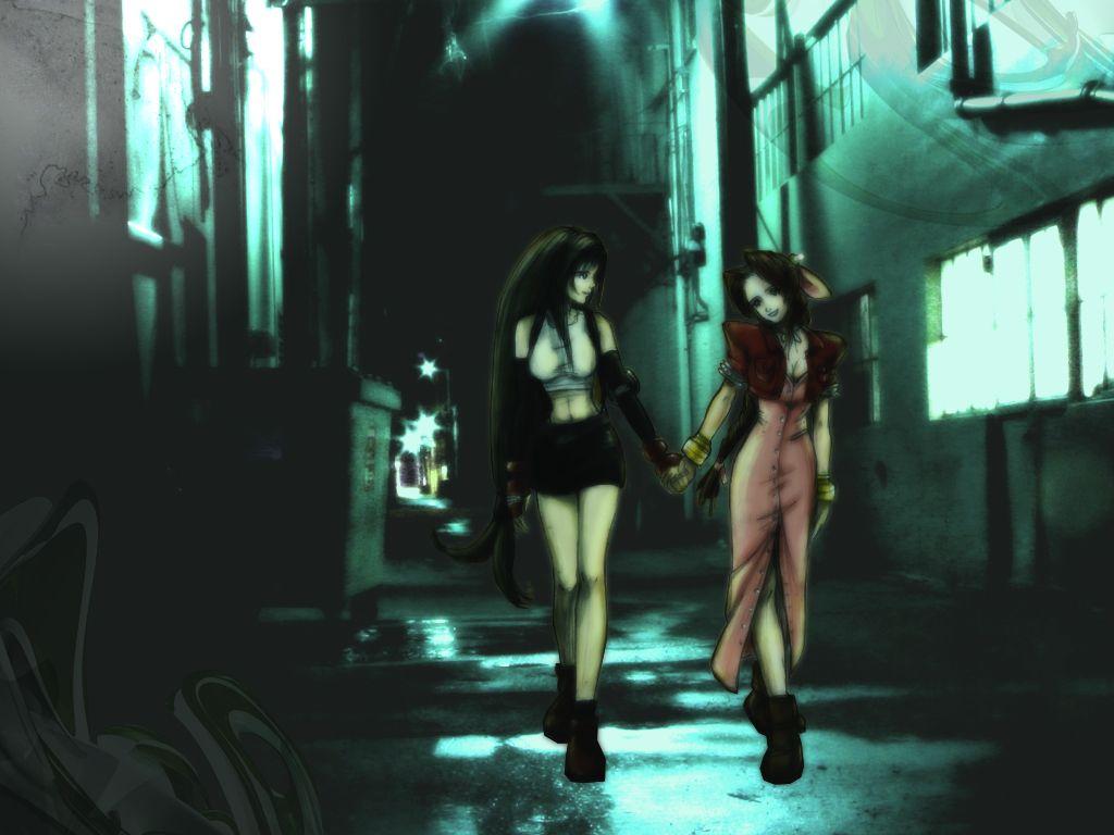 Aeris and Tifa wallpaper
