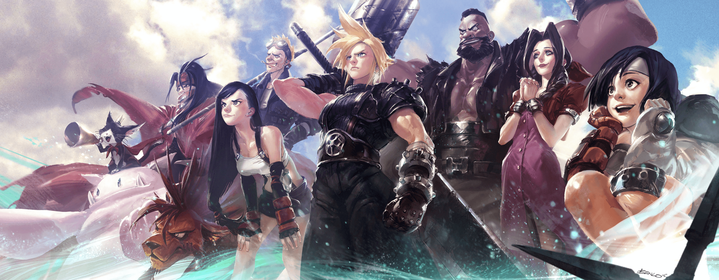 Final Fantasy VII Full HD Wallpaper and Background Imagex1124