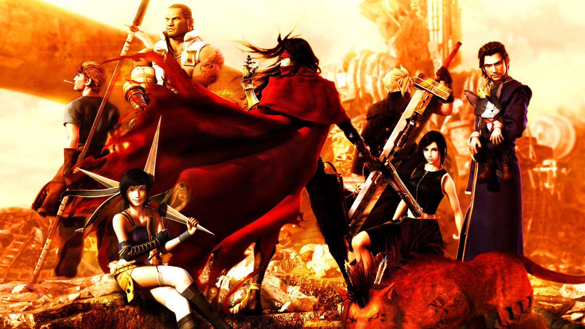 Final Fantasy VII, Cloud Strife, Cid Highwind, Vincent Valentine