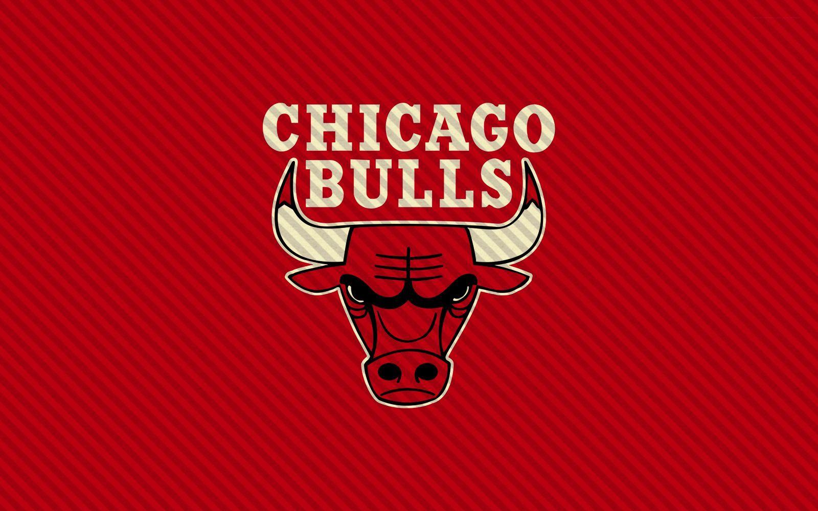 Chicago Bulls Logo Wallpaper. Chicago Bulls Logo Red Background