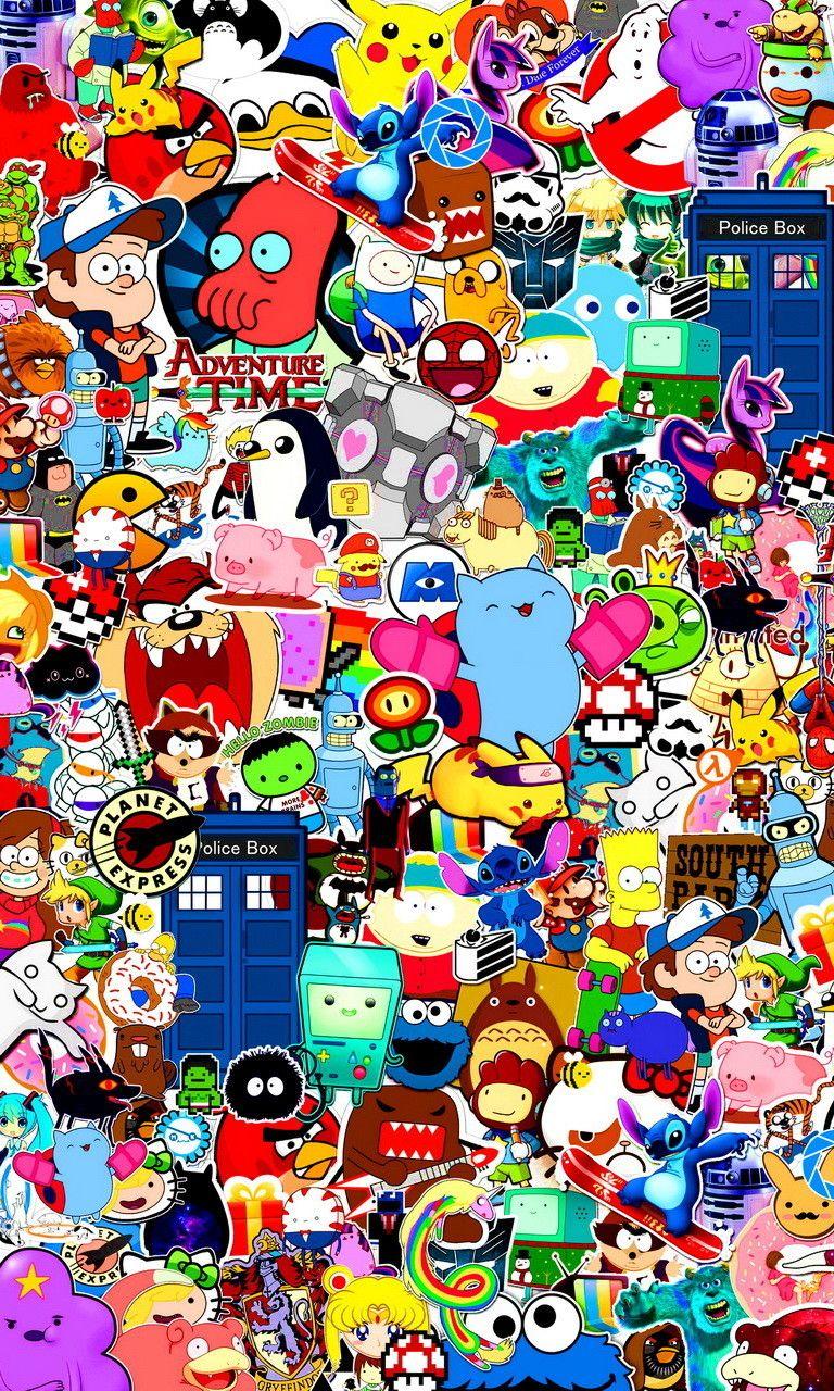 Sticker Wallpaper