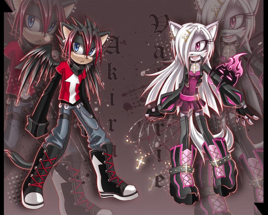 Gitz the hedgehog image emo boy and and emo girl HD wallpaper