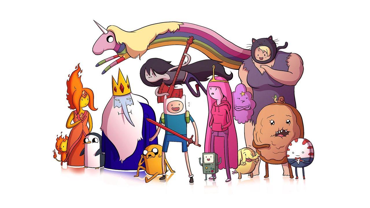 Download wallpaper 1280x720 adventure time with finn and jake