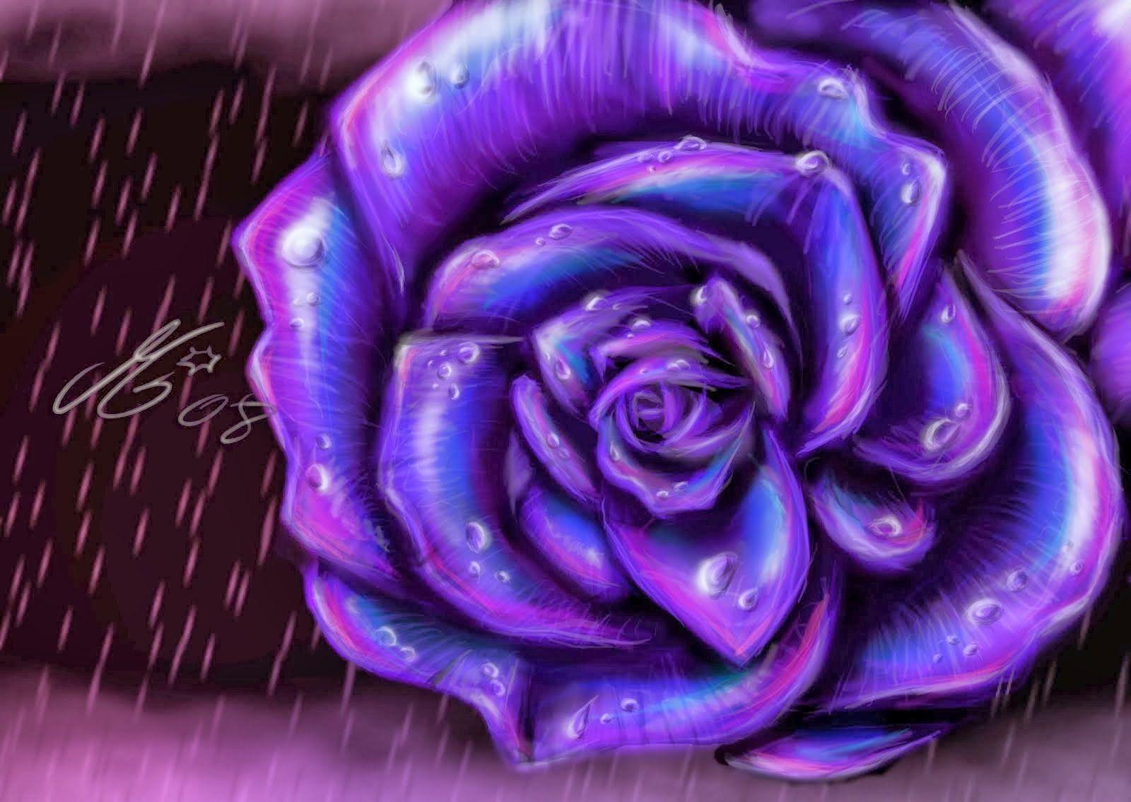Purple Rose Wallpaper. Back > Light Purple Roses