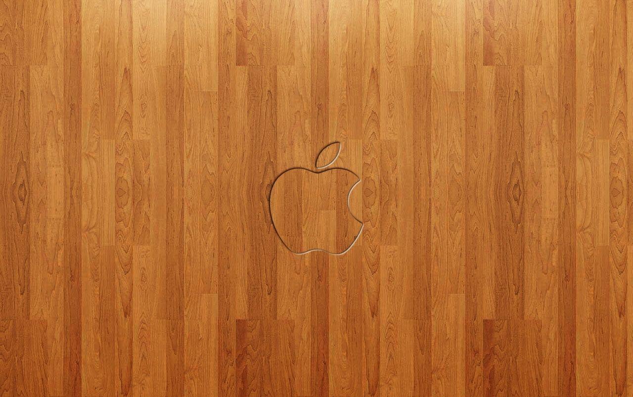 Wooden Apple logo wallpaper. Wooden Apple logo