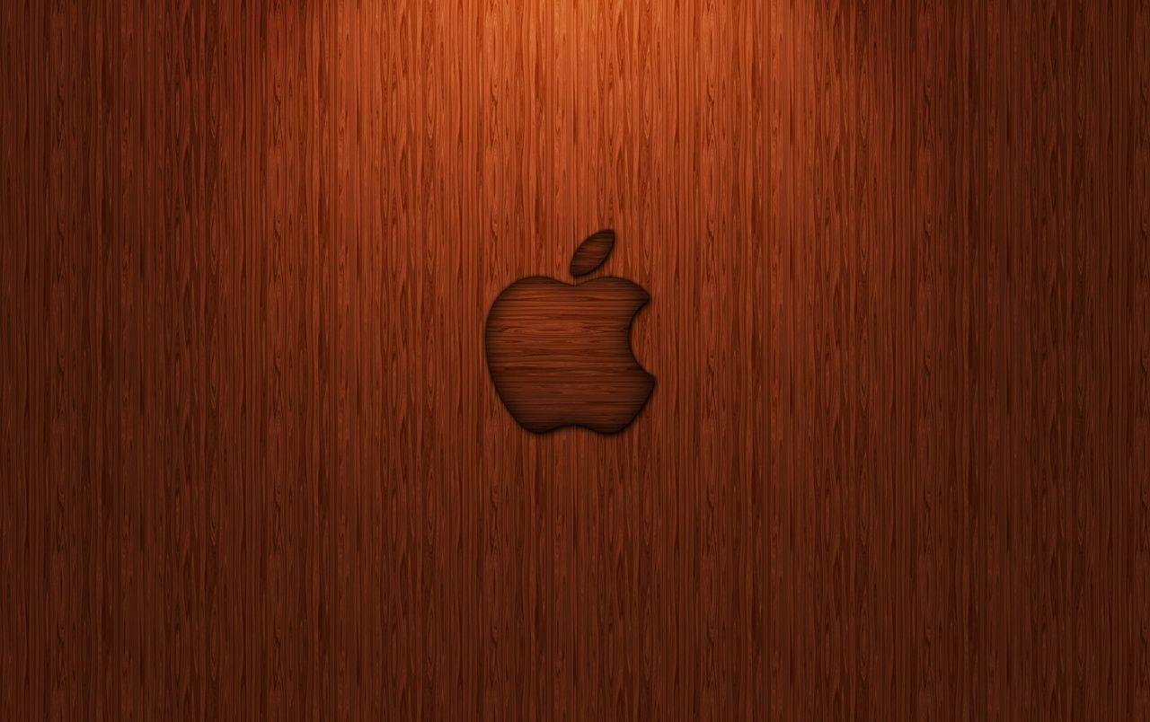 Wooden Apple logo wallpaper. Wooden Apple logo