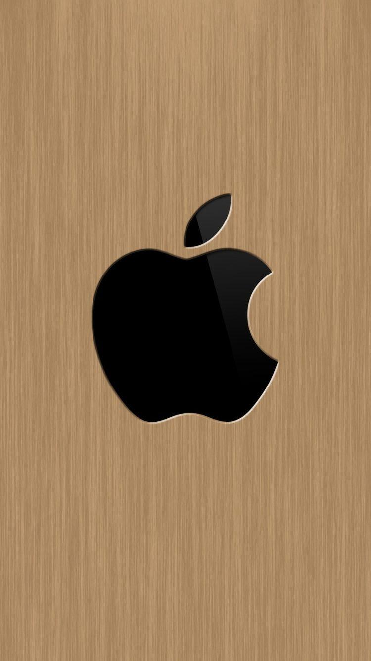Wooden Apple iPhone 7 Wallpaper [750x1334]
