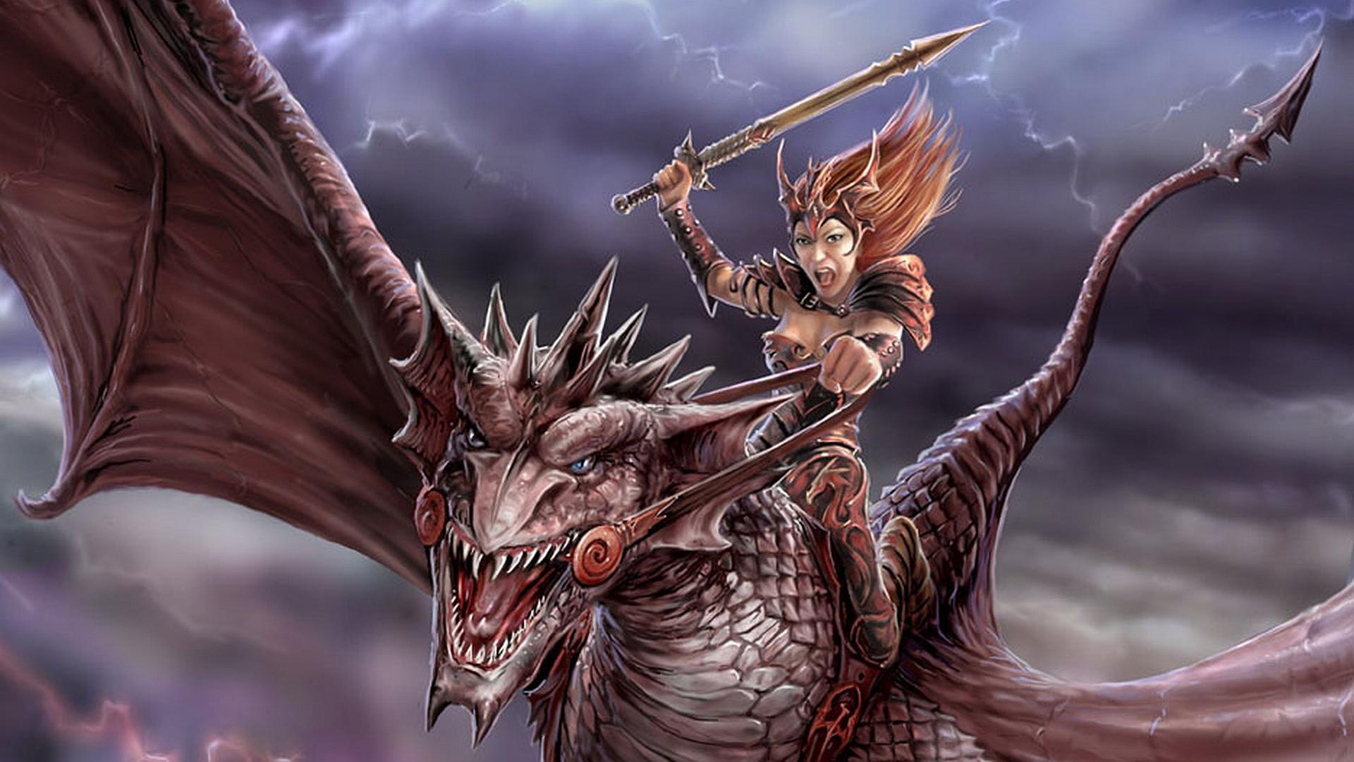 Lady The Dragon wallpaper