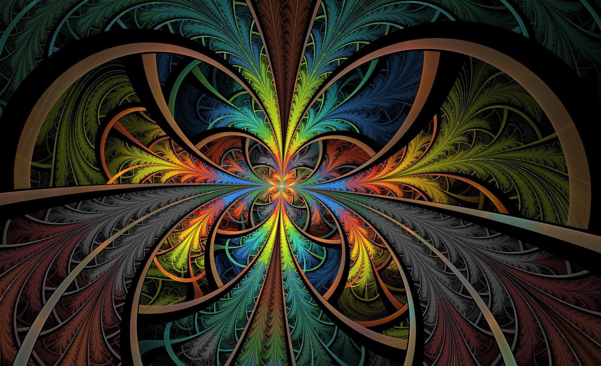 Abstract Psychedelic Wallpaper HD Picture Image