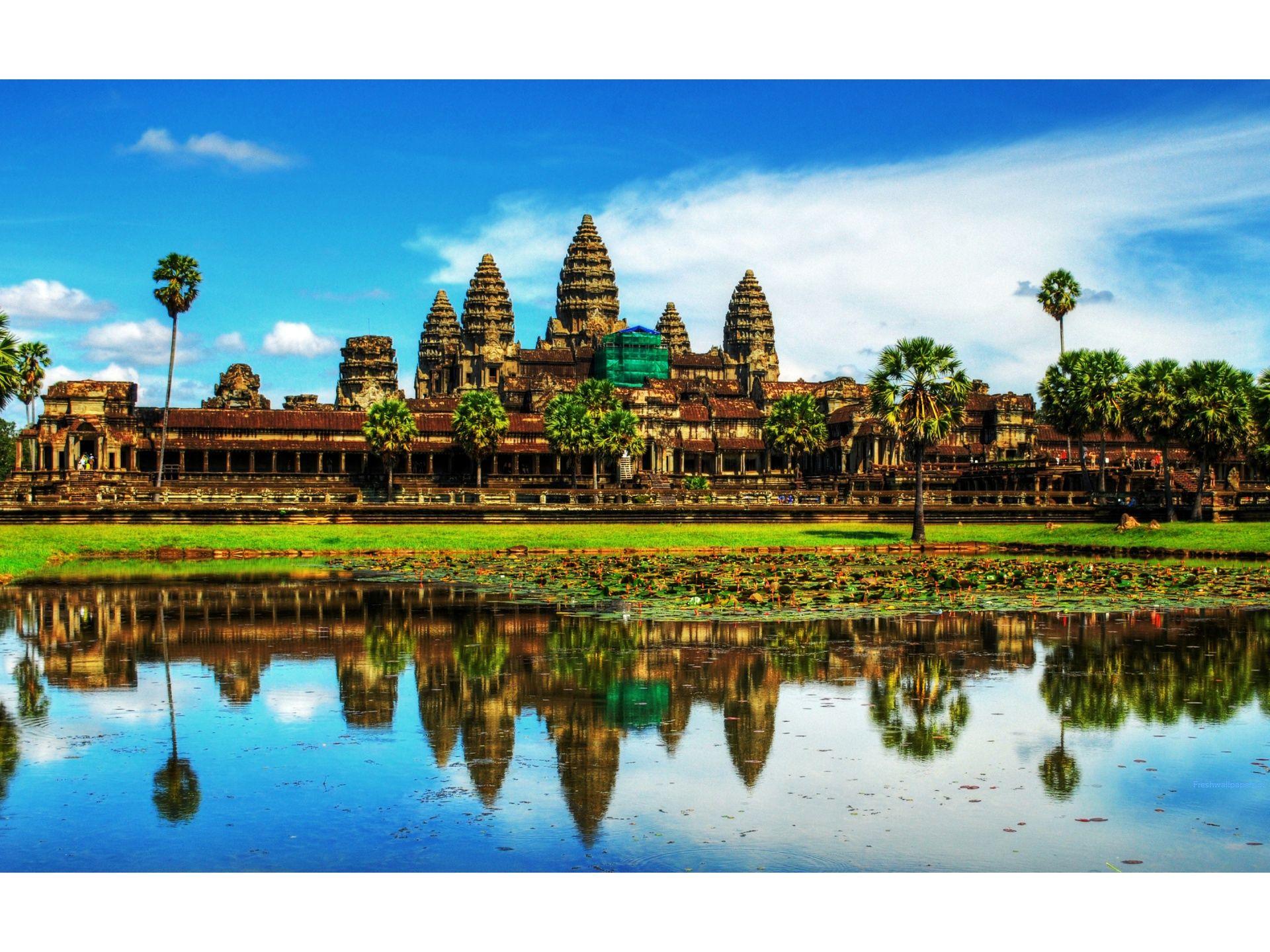 Angkor Wat Temple Cambodia wallpaper