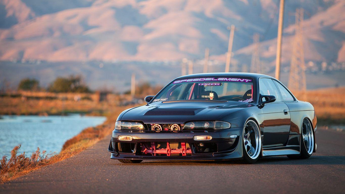 Download wallpaper car, outlook, tuning, auto, nissan 240sx, nissan