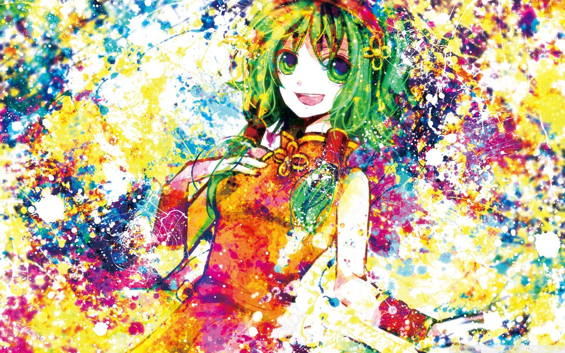 Anime Girl Colorful ❤ 4K HD Desktop Wallpaper for 4K Ultra HD TV