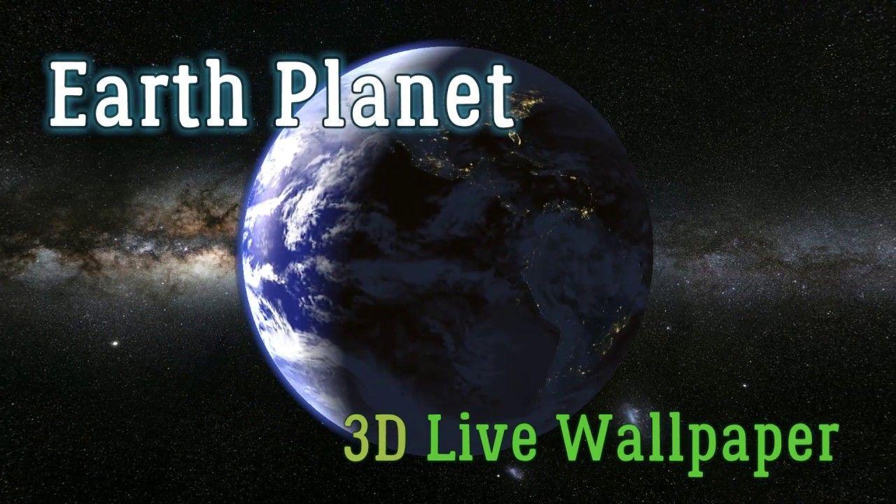 Earth Planet 3D Live Wallpaper on Android