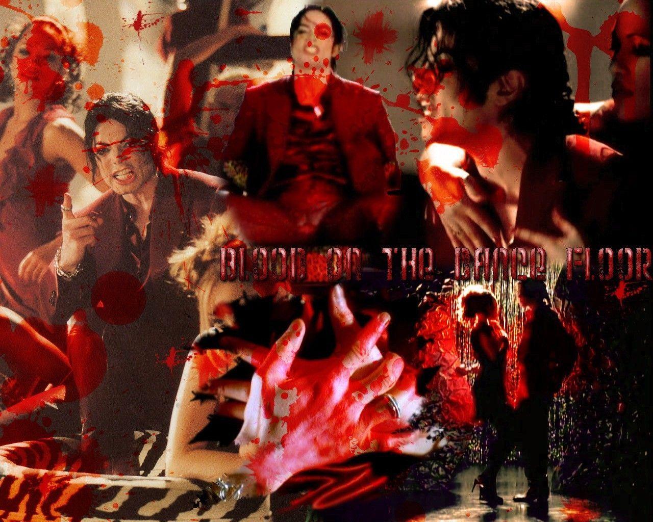 Michael jackson blood on the dance