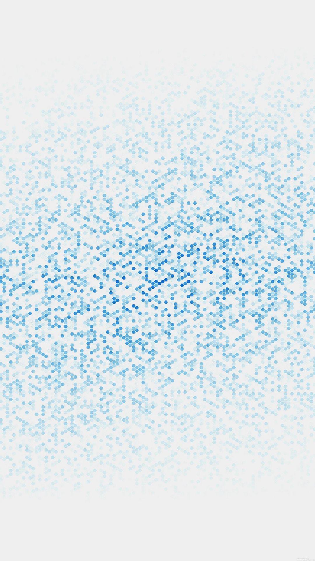 Dots Pattern White And Blue Abstract
