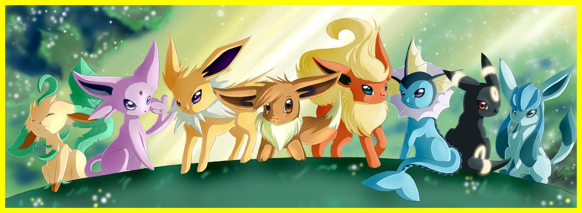 Appealing Pokemon Of Eevee Evolutions Wallpaper Pics