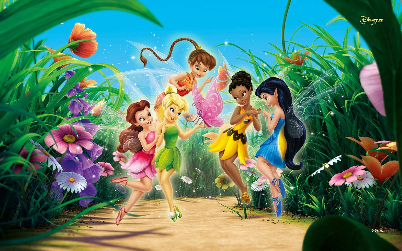 Disney Fairies And Pixies Wallpaper