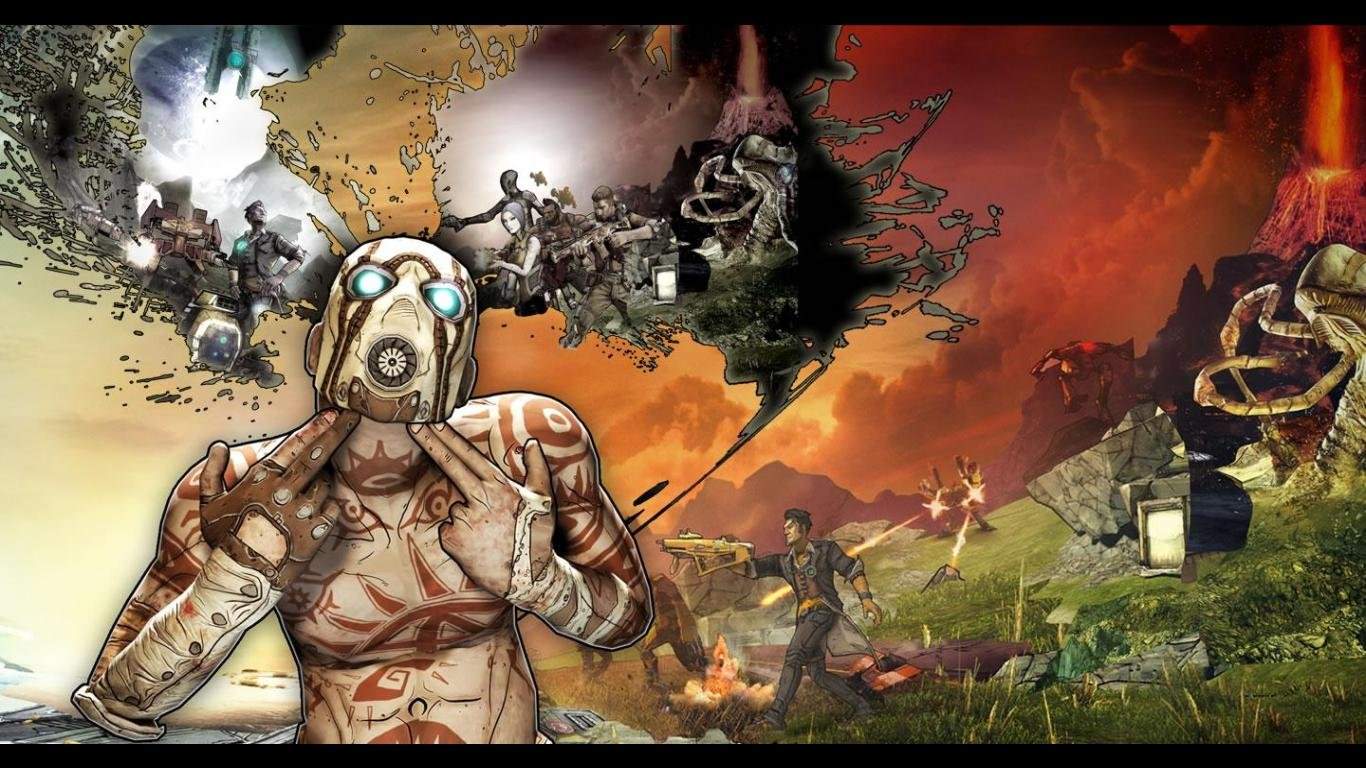 Borderlands wallpaper 1366x768 (laptop) desktop background