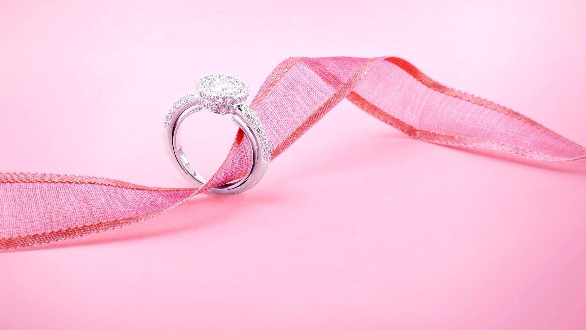 Beautiful silver ring, wedding jewelry wallpaper download