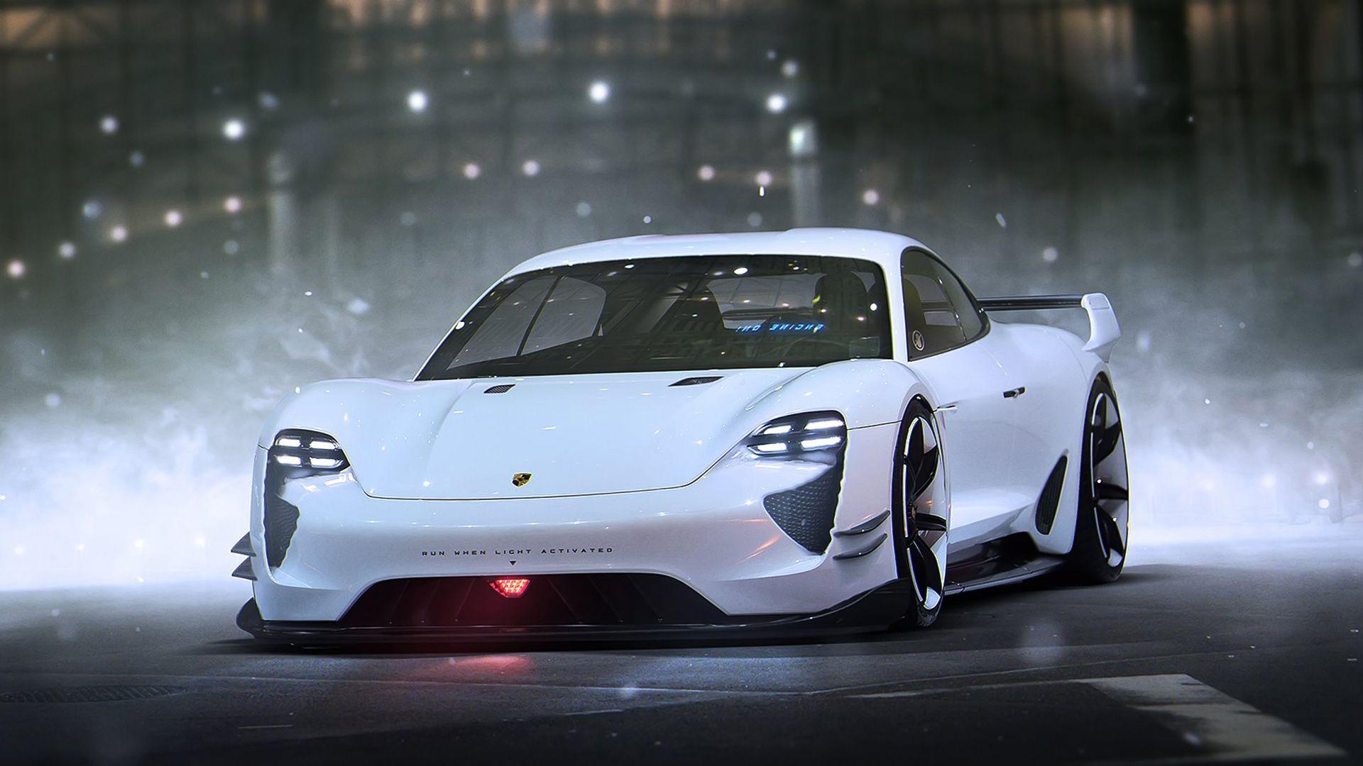 Porsche Mission E Concept Wallpaper. HD Car Wallpaper