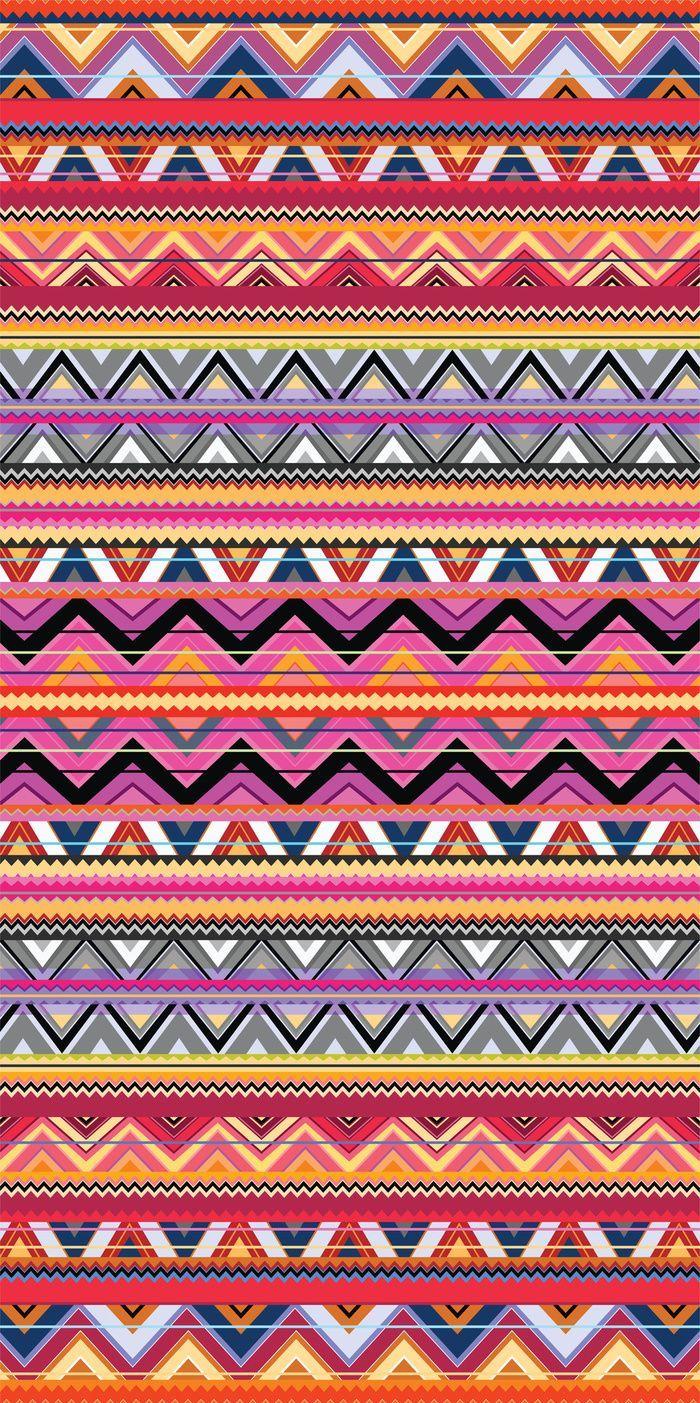 pink aztec background