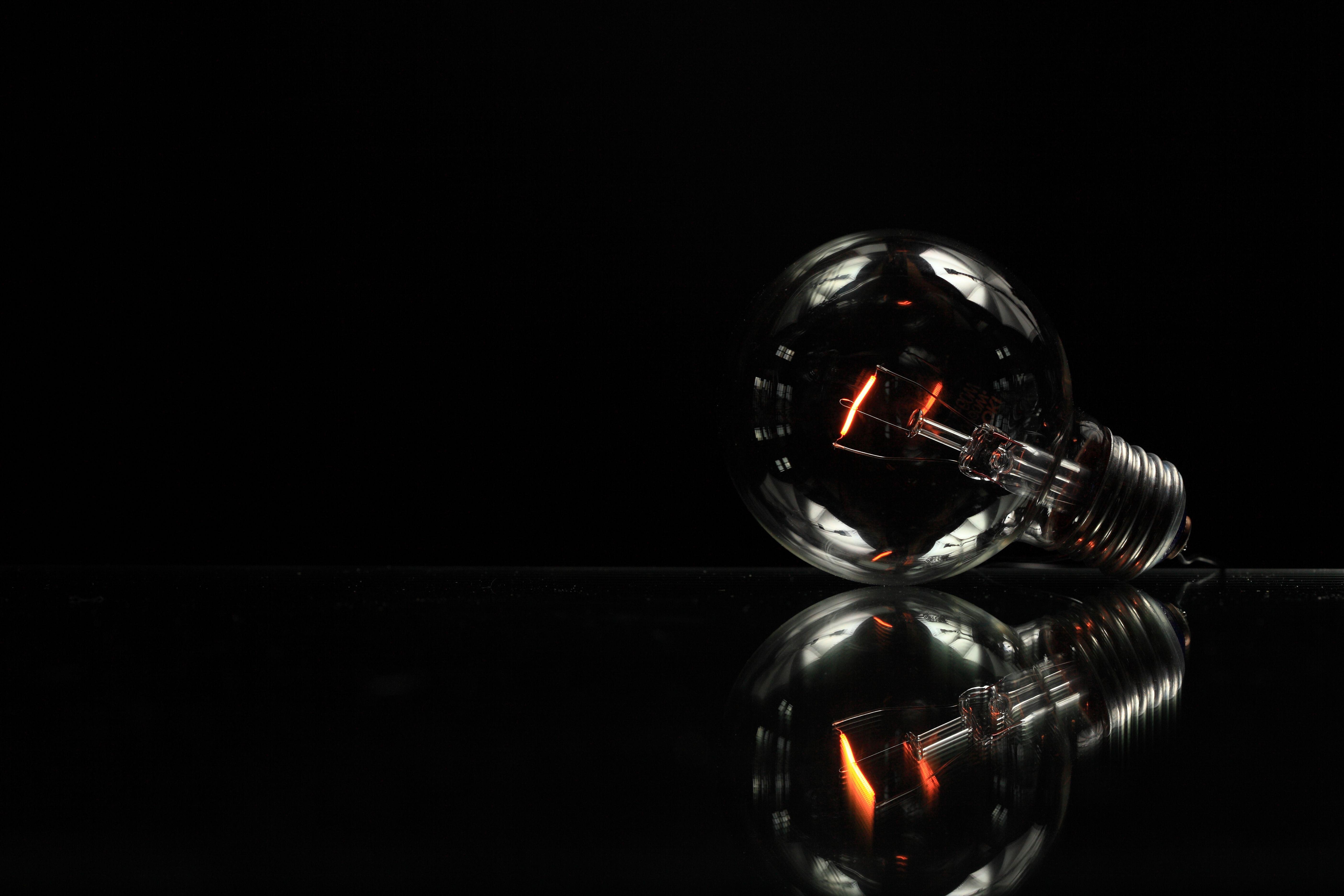 free wallpaper black light glass reflection bulb darkness black