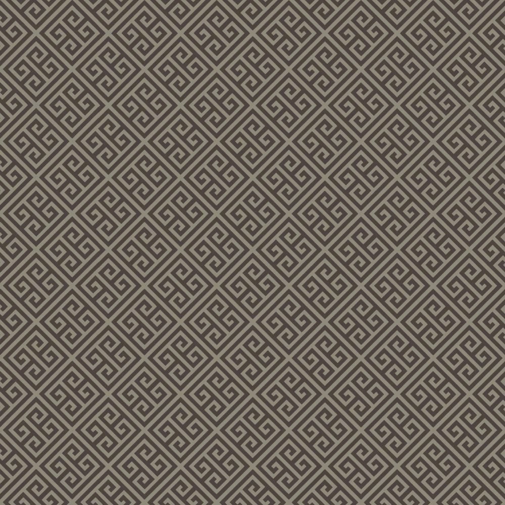 York Wallcoverings Carey Lind Vibe Greek Key Wallpaper EB2080