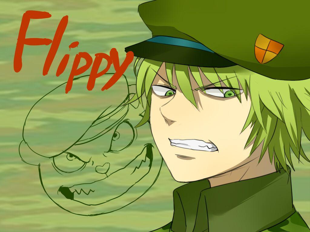 happy tree friends flippy anime wallpaper
