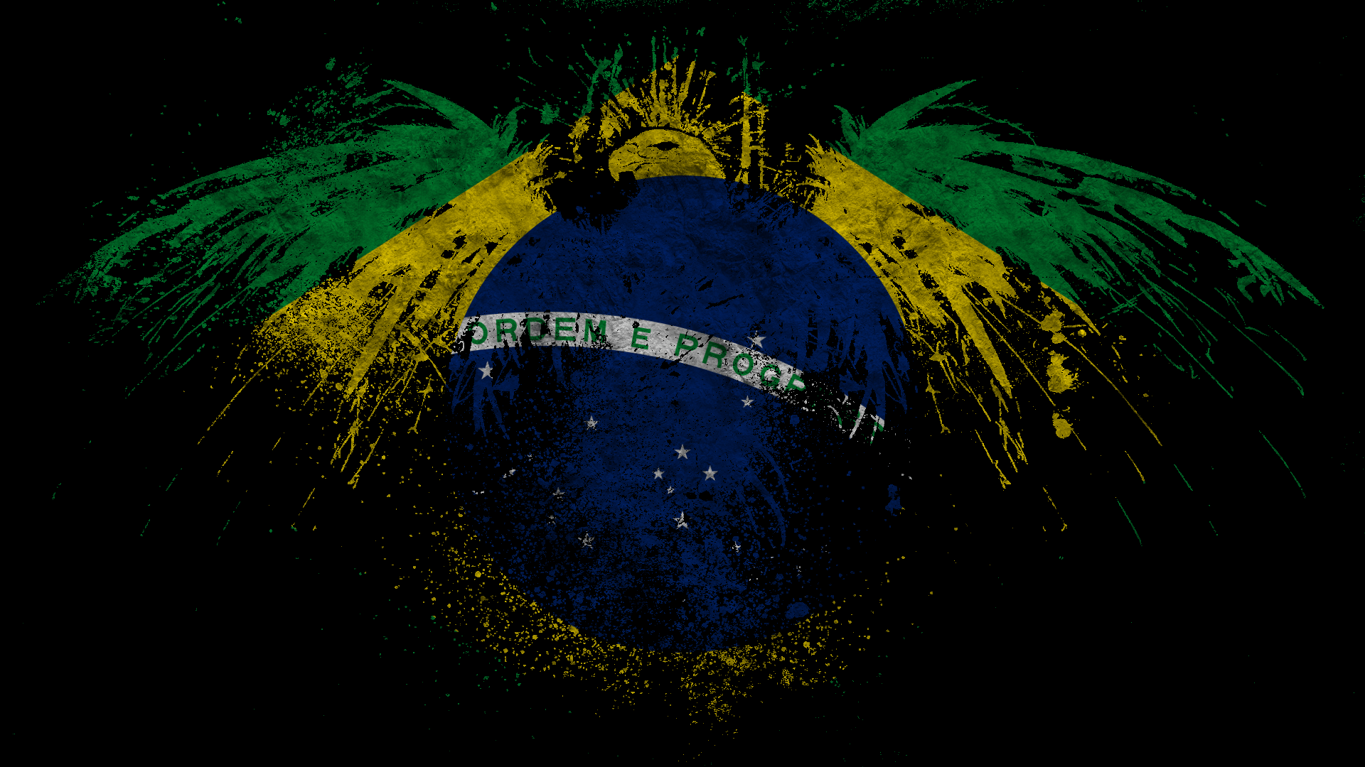HD Brazil Flag Wallpaper