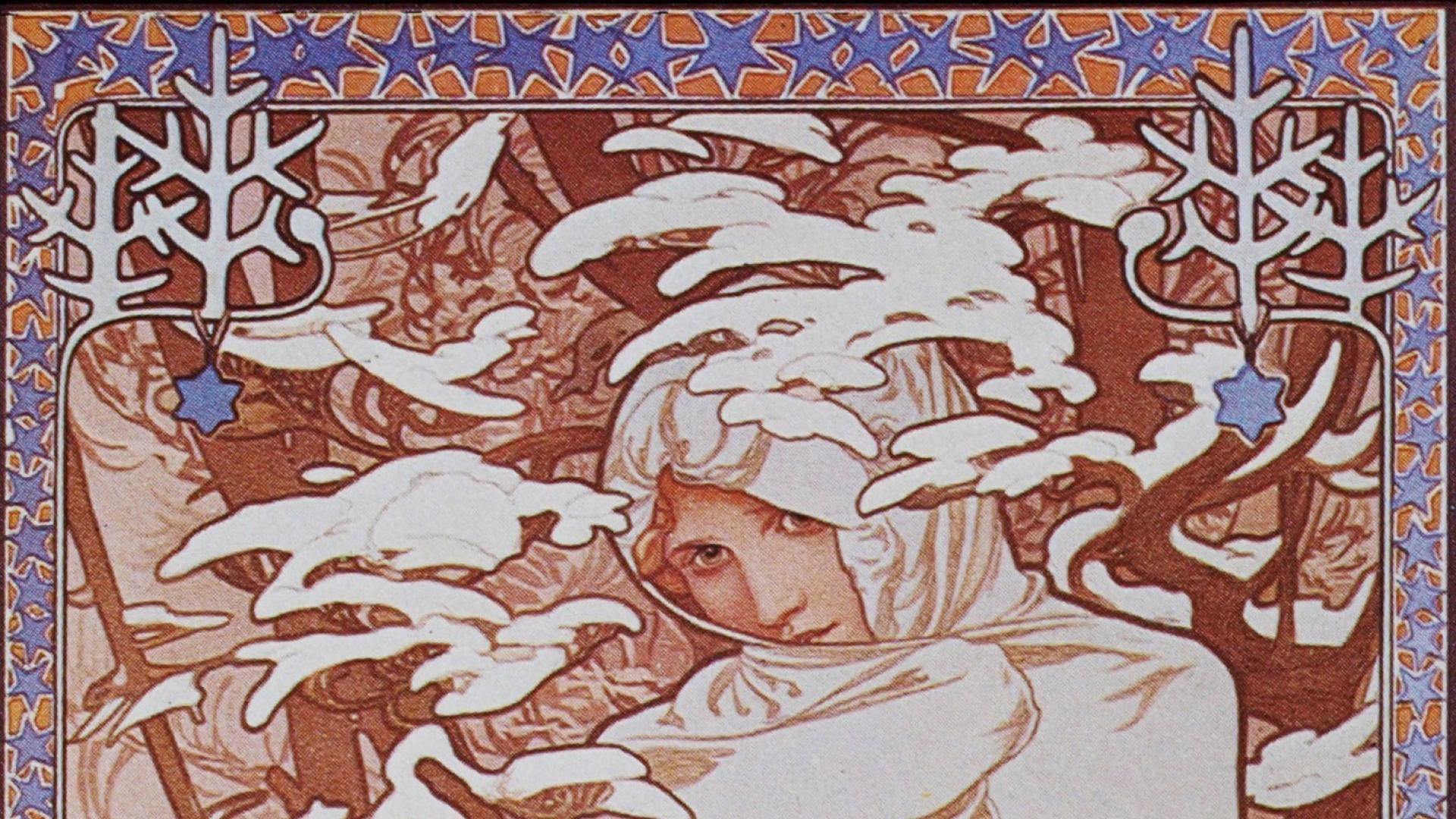 Alphonse mucha artwork wallpaper