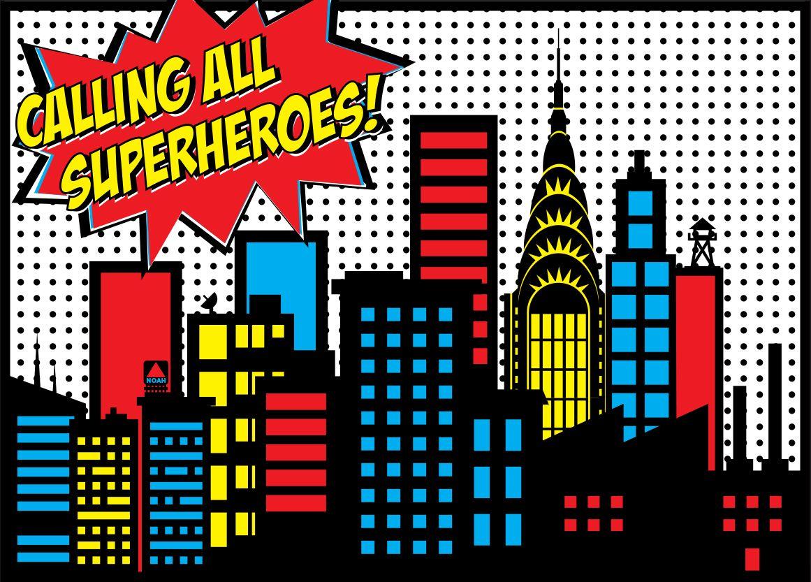 Superhero Birthday Package. Superhero. Superhero city